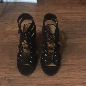 Black Suede Gladiator